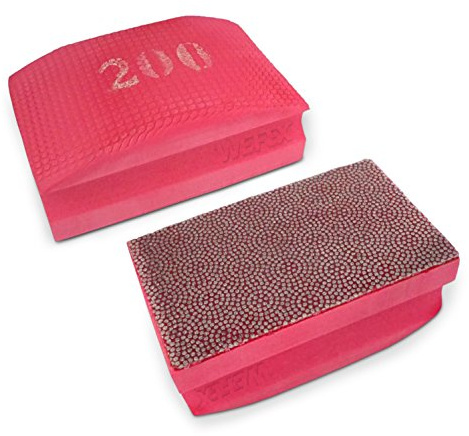 WEFEX Diamant-Handschleifpad Körnung 200 für Natursteine, Keramik, Glas