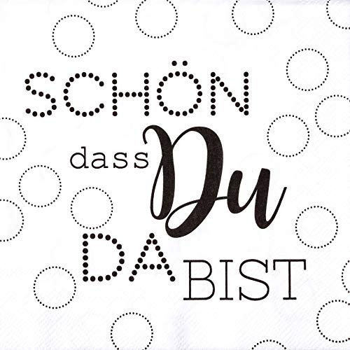 Räder Servietten Schön, DASS du da bist