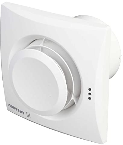 Addvent AVX100ZT Whisper Quiet Zone 1 Extractor Fan 100mm (Timer Model), White