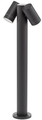 Outdoor Lights 'Tulimar' dimmable (Modern) in Black Made of Aluminium (2 Light Sources, GU10) from PRIOS | Garden Light, Path Light, Bollard Light, Path lamp, Pillar Light