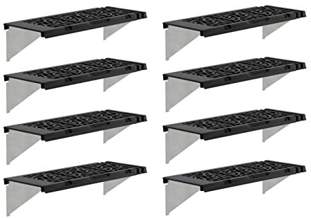 Canopia by Palram Regal Kunststoff Dunkelgrau für Gewächshaus 8 Stück