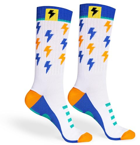 Epic Ray Calcetines de Deporte para Hombre y Mujer - Calcetines Largos sin Costuras - Ideales para Ciclismo, Running, Pádel, Baloncesto y Entrenamientos Diarios