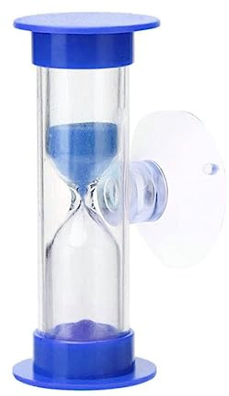 Sablier coloré de 3 minutes - Minuterie de douche - Pour se brosser les dents - Pour enfants - Décoration d'intérieur - Horloge cadeau