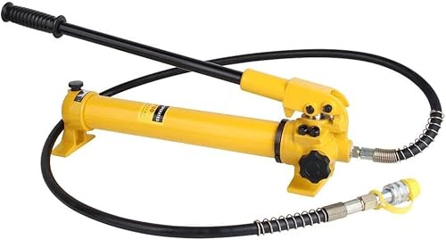 Manuelle Hydraulikpumpe 700 Bar Hydraulik Handpumpe, 1.2m Schlauch, Ölgehalt 350cc, für 4T/10T Hydraulikzylinder
