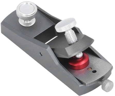 Mini Raboteuse à Bois Petite Raboteuse à Main en Alliage D'aluminium à Fond Plat Manuelle Petite de Coupe Lame en Acier VG10 Réglage de L'épaisseur de Coupe Réglable