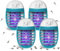 Professionnel Anti Mouche Electrique,Anti Moustique Lampe,électrique Insecticide,électrique avec lumière UV,Destructeur de Mouches Intérieur,Moustique Attrape Mouche pour intérieur