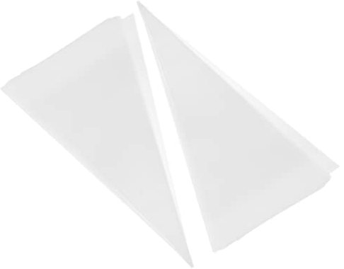 BAZEITFLOW Bolsa para Lechada de Mampostería en Ldpe Blanco, Ligera y Fácil de Exprimir, 100 Unidades para Juntas de Azulejos en Construcción