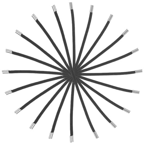 Mikrofon Schwingungsdämpfer Gummibänder für Stativ, 10 Stück Schwarz | Gummi Ausführung, für Mic Stand und Halteclip, für Outdoor Interviews und Unterwegs