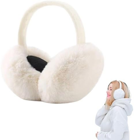 Kvinnor Fluffiga Vinteröronmuffar, Varma Och Mysiga Öronvärmare, Öronskydd Dam, Pannband Plyschöronvärmare, Fluffig Värme Vinter Öronvärmare Öronmuffar, Skydd Från Vind Kall Modegåva För Flickor Damer