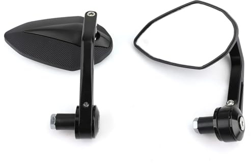 moto specchietto laterale Per Specchietti Retrovisori Universali Moto Sportive Da 7/8 Con Estremità Del Manubrio Da 22 Mm Manubrio