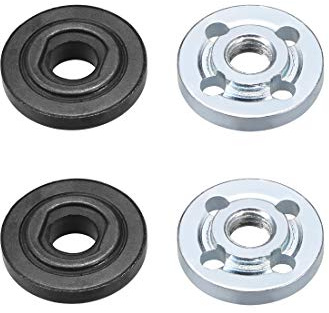 sourcing map Rotary Tool Flange Nut, Replacement Electrical Fitting Part Inner Outer Lock Nuts, Pack of 2
