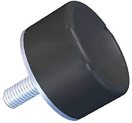 RS PRO Natural Rubber Vibration Damper Male Thread Only Size M10 Diameter 70 mm x 50 mm