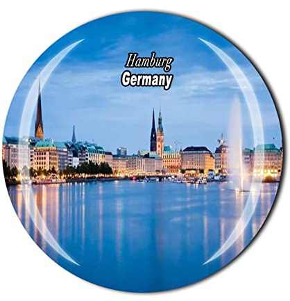 Hamburg Deutschland Kühlschrankmagnet Kristall Touristen Souvenir Geschenkkollektion Kühlschrank Magnet Aufkleber
