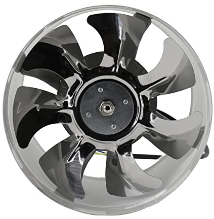 ECUTEE Rohrlüfter Abluftventilator 250mm Axiallüfter 10 inch Luftabsauger Rohrventilator Axialventilator Abluft Zuluft Inline Hohe Qualität Leise, Lüfter Für Bad WC Küche Gewächshaus Zelt Garage 100W