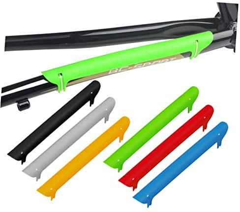 Toddmomy Rubber Chain Protector Sticker Gelber Kettenschutz Für Fahrräder Wiederverwendbar Einfach Zu Reinigen Rahmenverschleiß Für Mountainbikes
