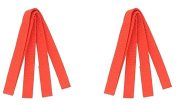 Timcryxient 2 set Taekwondo bälte karate kampsport Aikido dubbelt omlott bälte orange 280 x 3,85 cm