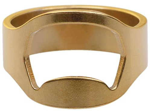 Apribottiglie ad anello – Anello apribottiglie in acciaio inox | aperto della bottiglia ad anello per, strumento per birra, utensili da cucina in acciaio inox, contenitore compatto – apriscatole