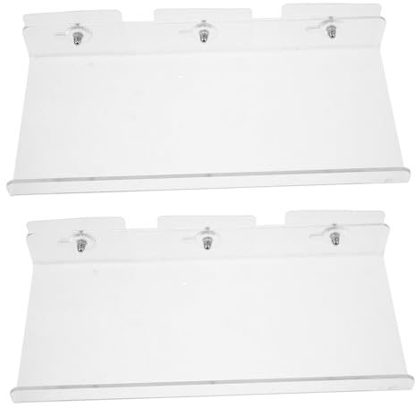 Kisangel Lot De 2 Plateaux De Propagation Transparents Pour Cuisine Plantes Tasses Salle De Bain Étagère Flottante Jardinière Vase À Fleurs Support Transparent