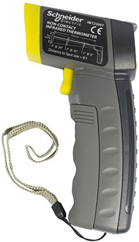 Schneider Electric Thorsman - Infrared Thermometer, Industrial, 20C- 520C, with LCD Display, Temperature Gun, Rapitest, IMT23007