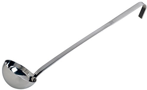 Piazza 153016 Louche en acier inoxydable Longueur 61 cm Diamètre 16 cm Capacité 1 l