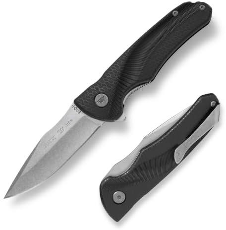 Buck Einhandmesser 840 Sprint Select, Stahl AISI 420HC, kugelgelagert, Flipper, Liner Lock, GFK-Nylonschalen, Clip