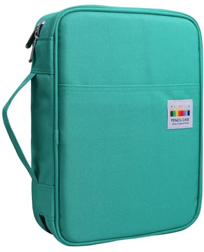 Trousse à Crayon Grande Capacité, Sac Rangement pour Crayon de Couleur | Trousse Scolaire avec 72 fentes extensibles pour 220 Crayon, Étui à Crayons pour Artiste Peinture Couteaux, Pinceau Aquarelle