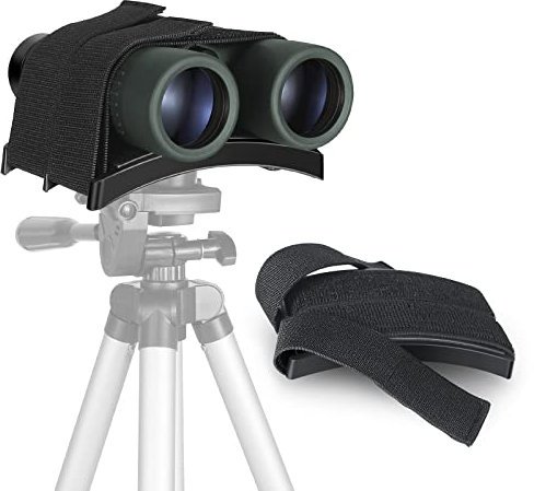 SOLOMARK - Universal-Fernglas-Stativhalterung -1/4-20 - für stabile Verbindung von Fernglas und Stativ - kompatibel mit den meisten Stativen, Schwarz , Kompakt