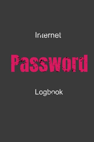 Internet Password Logbook