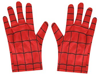 Marvel Spider-Man-Handschuhe für Jungen, Kinder, Spiderman, Superhelden-Kostüm, Zubehör, Kinder, offizielles Lizenzprodukt, Rot/Ausflug, einfarbig (Getaway Solids), NS
