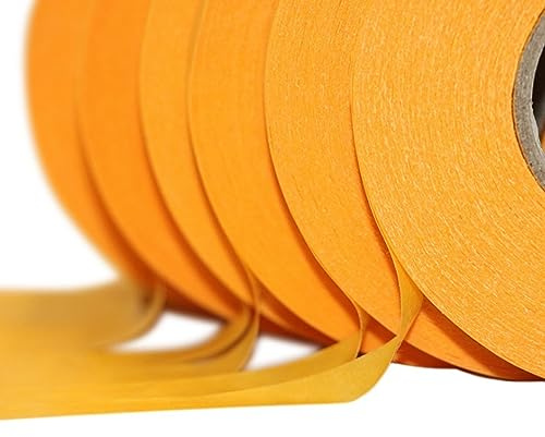 48 Rollen Profi Goldband Klebeband 50 m x 30 mm - Malerband Gold Kreppband - Abdeckband für Maler und Lackierer - Krepp für Innen und Außen - Malerkrepp - Vielseitiges Klebeband für Malerarbeiten