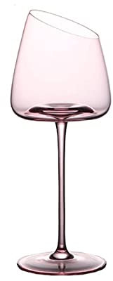 TJLVYCNB Calice Bicchieri Calice Di Cristallo Rosa Bicchieri Da Vino Rosso Bordeaux Bordeaux Coppa Di Champagne Bicchiere Di Vino Spumante for Regalo Di Nozze Di Compleanno