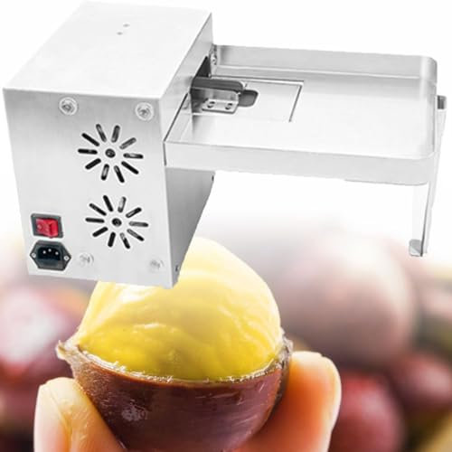 LSBHPPD Macchina Sbucciare Castagne,Macchina Automatica per Sgusciare E Aprire Castagne,Macchina Sbucciare Castagne Commerciale, Nessun Danno alle Castagne per Castagne