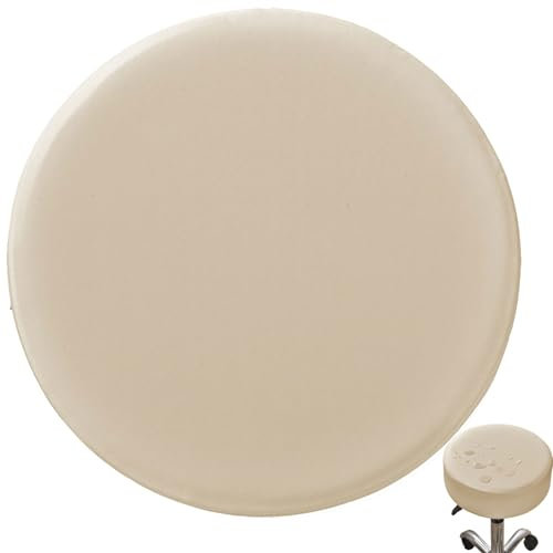 1/2/4/6 Stück Runder Hocker Bezug Runder Barhocker Bezug 35-38cm Hochelastischer Rund Drehstuhl Hockerbezug Waschbarer Elastischer Stuhlhussen Hockerkissenbezug Stuhlbezug for Schützen Stühle(10,6PCS_