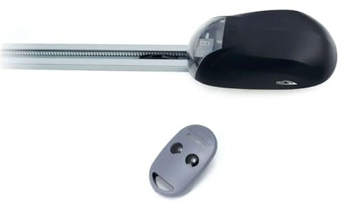 Accionamiento para puerta de garaje DTM GO801, incluye riel, transmisor manual, desbloqueo de emergencia, suspensión de techo, motor de puerta de garaje (800 N)