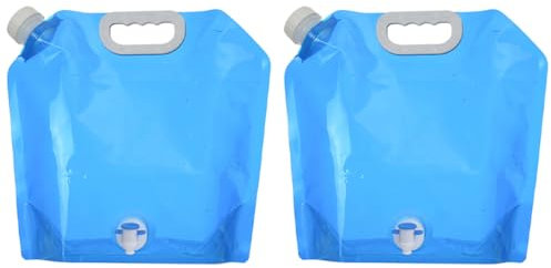 Supvox Wasserbeutel-set – 2er-pack Faltbarer Wasseraufbewahrungsbeutel Für Camping Wandern Und Reisen Im Freien