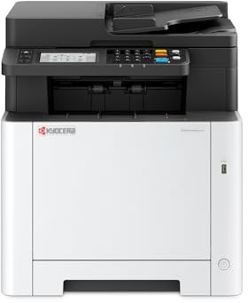KYOCERA ECOSYS MA2600cwfx All-in-One Color Laser Printer (Print/Copy/Scan/Fax), 27 ppm, 1200 dpi, Wi-Fi Direct, 1GB Memory, 4.3 inch Color Touch Screen Control Panel