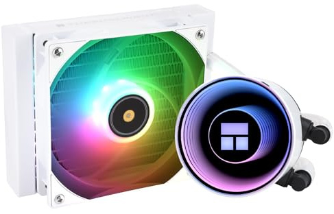 Thermalright Frozen Notte 120 ARGB White CPU Water Cooler, CPU Water Cooling System, ARGB Cold Head,Suitable for AMD:AM4/AM5,Intel LGA 1700/1851/1150/1151/1200