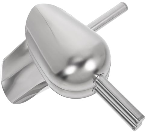 Garneck 3 pièces Pelle à Glace Inox Multifonction pour Glace Pilée Farine Riz Bonbons et Desserts Résistante et Pratique pour Buffet et Maison