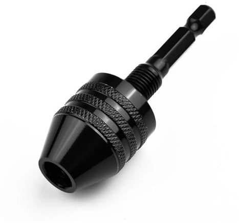 Mandrin de perceuse Mandrin de perceuse, tournevis sans clé, visseuse à chocs, micromoteur électrique, pince, mini mandrin, adaptateur for tige hexagonale/forets(0.3-6.5mm)