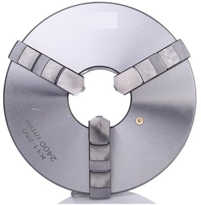 Mandril de torno Plato de 250 mm de precisión, 3 mordazas, autocentrante, for torno de metal K11-250(K11-250A)