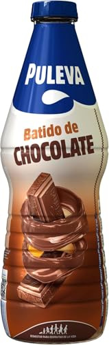 Puleva - Batido Puleva de Cacao, Rico en Calcio, Proteínas y Vitamina D, Sin Gluten, Bebida Láctea Nutritiva, Para Desayuno y Merienda, Indicado para Niños y Familias, Botella de 1 L (Paquete de 6)