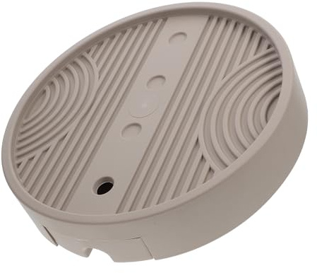 DOITOOL Plateau à roulettes pour Pots de Fleurs Rond 26,5 Cm, Bac de Récupération D’Eau Amovible, Support Mobile pour Plantes D’intérieur, Soucoupe Décorative Mocha, Système de Drainage