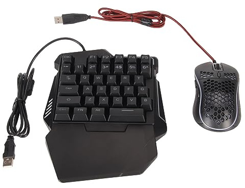 RASTKY Kabelgebundener Tastatur-Maus-Konverter, Combo-Tastatur-Maus-Adapter-Set für Master Pro One RGB-Gaming