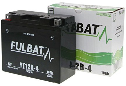 FULBAT Batterie 12 V 10 Ah (FT12B-4) [wartungsfrei & versiegelt] kompatibel für YAMAHA FZS600, S, Fazer 600 ccm Baujahr 98-03