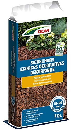 CUXIN DCM Zierrinde DEKOR 10-20 mm Mulch Schredder Abdeck Rindenmulch