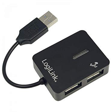 LogiLink Smile Hub USB 2.0 4 Ports Noir