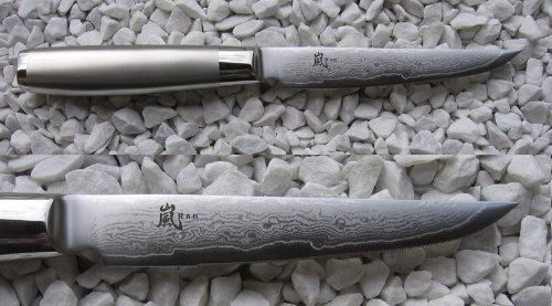 Damasco Coltello YAXELL ran69 Coltello da bistecca – 11,3 cm lama – 69 strati di acciaio inox manico