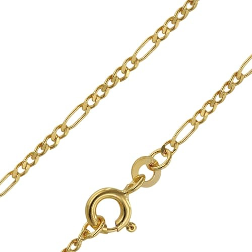 trendor Goldkette 333 Gold für Damen und Herren Figaro Diamantiert 71811 | diese Halskette ist ein tolles Schmuckstück, schöne Geschenkidee, Kette aus Echtgold
