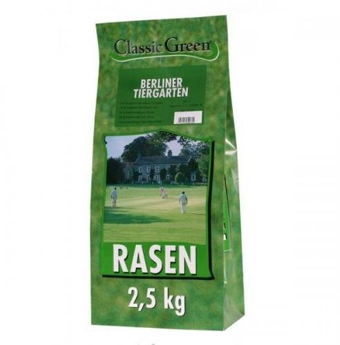 4 x Classic Green Rasen Berliner Tiergarten 2,5 kg, Nachsaat, Rasensaat