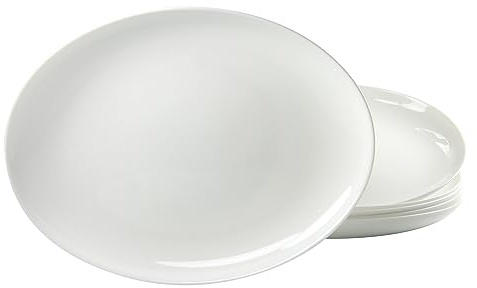 Creatable, 15868, Serie ITALIEN PARTY, 6-teiliges Geschirrset, Spezialteller aus Opalglas, spülmaschinen- und mikrowellengeeignet, Made in Europe